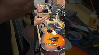 Is it possible to INTONATE a RUBBER BRIDGE Guitar?