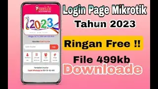 Template Login Page Mikrotik Terbaru Tahun 2023 Premium