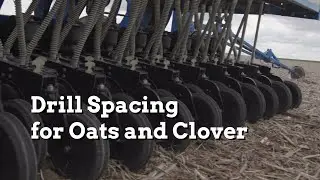 Drill Spacing when Seeding Oats and Clover - Practical Cover Croppers