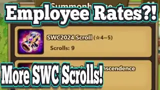 9 SWC Scrolls, Employee Luck Kicking In? - Summoners War