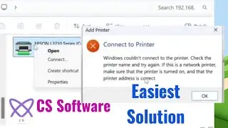Fix: Couldn't Install Share Printer Problem