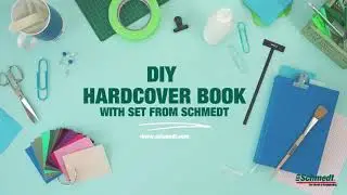 How to make a hardcover book (with DIY set from Schmedt)