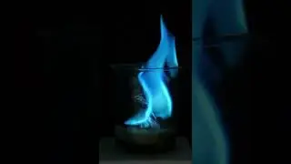 aluminium burning in acidic copper sulphate solution.