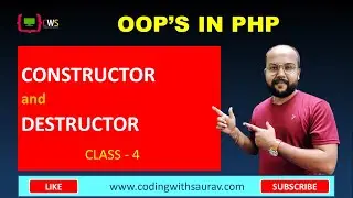 what is constructor  | destructor  in PHP oops - | Advance PHP - 2021