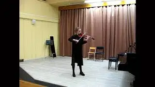 Чепурина Алиса.//Бах. Партита Ре минор. Алеманда и куранта.