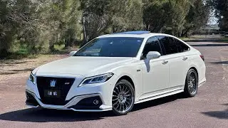 Toyota Crown RS Advance GWS224 Quick Tour Walk Around クラウンRSアドバンス Genuine Aero Kit