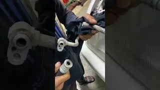 Broken ac hose #automobile #workshop #mechanic #mechanic #ytshorts #shorts