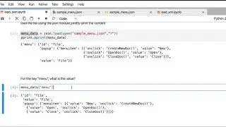 parsing and exploring json using Python
