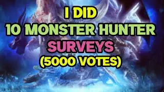 10 Monster Hunter Surveys - Evaluation