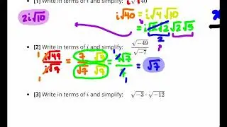 1.4 - Complex Numbers