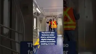 Welcome aboard the R211T, our newest subway model featuring open gangways! 🥳