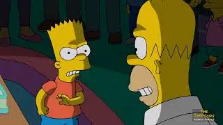 The Simpsons - Homer strangles Bart on his birthday and The Simpsons resets