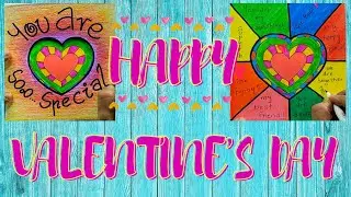 Let's make a valentine's day card | happy valentine's day | art and craft