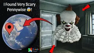 I Found a Very Creepy Pennywise Caught On Google Maps and Google Earth 😰!