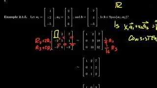 The Span of Vectors