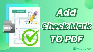 How to Add Check Mark and Other Stickers to PDF?