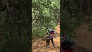 Saat Mami Racing nanjak Rusak Motornya #trail #motocross #enduro #endurocross #tanjakan #viralvideo