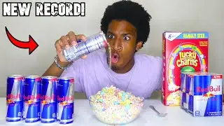 Eating Red Bull for Breakfast... LITERALLY
