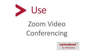 Use Zoom Video Conferencing