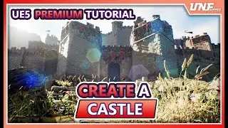 Unreal Engine 5 Tutorial - Modeling a Castle inside UE5