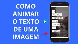 Como criar imagem com texto animado para Instagram