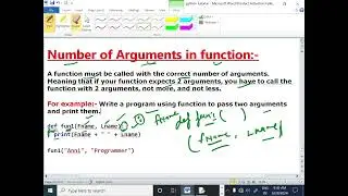 PYTHON LECTURE - 33//MULTIPLE ARGUMENTS IN FUNCTION//FULL EXPLANATION (