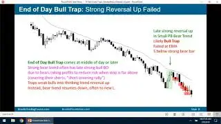 End-of-Day Bull and Bear Traps - Al Brooks