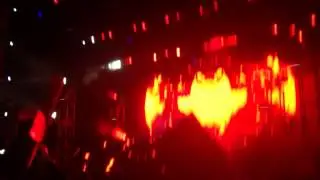 Bassnectar at Moonrise 2014 dropping tarantula by pendulum!!