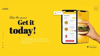 How to Build Responsive Food Delivery Website with HTML CSS | Tutorial