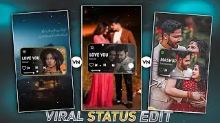 New Trending Spotify Card Lyrics Video Editing In Vn Video Editor