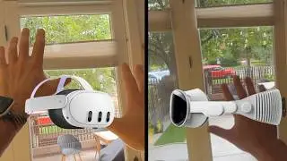 Quest 3 vs Vision Pro Passthrough - Now a Closer Call!