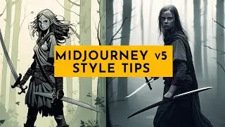 Midjourney v5 - Style Prompt Tips and Reference Tricks