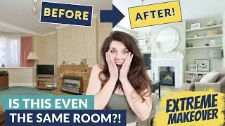 💥TRANSFORMED My Boring Living Room into THIS! 😱 | Extreme Interior Design Makeover SHOCKING REVEAL 🏠