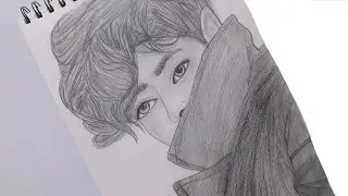 Realistic Portrait Drawing Time-lapse | Pencil Drawing | Art & Craft by Anu