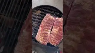 Ribs on the Weber Kettle- Jalapeño Glaze 