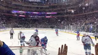 Nils Lundkvist first NHL goal - NY Rangers