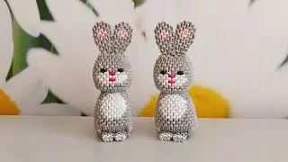 зайка из 3D модулей (мастер класс)