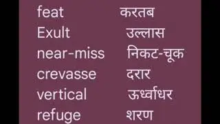 // NEW VOCABULARY  //