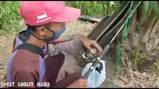 Kejadian Lucu pertama kali mancing!! ngakak❗