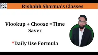 How to use Vlookup + Choose in MS Excel in Hindi