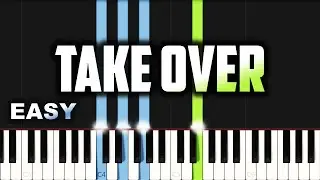 Theophilus Sunday - Take Over | EASY PIANO TUTORIAL BY Extreme Midi