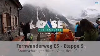Alpenüberquerung Etappe 5 - Fernwanderweg E5