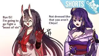 GOOO CHIYO AND SLAY! ... or get slain?⚠️TW: Fake Drawn Blood | Genshin 
