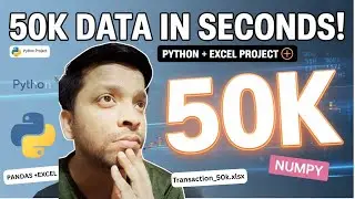 Generate 50,000 Fake Data Records in Python | Pandas + NumPy Project