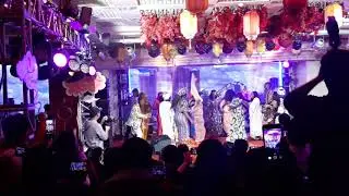 Students of Dalian university of technology at new year party