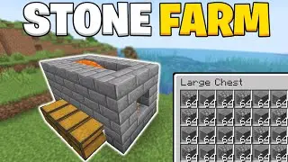 Minecraft 1.21 Easy Automatic Cobblestone Generator (AFK Farm)