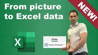 From picture to Excel data, and handling issues