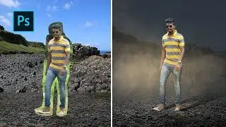 Photoshop Manipulation Tutorial - Man in Dust