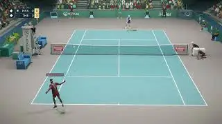 TopSpin 2K25 gameplay match Iga Świątek vs