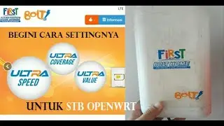 Tutorial cara setting Modem Bolt BL400 untuk STB Open WRT | WAN untuk STB Open WRT
